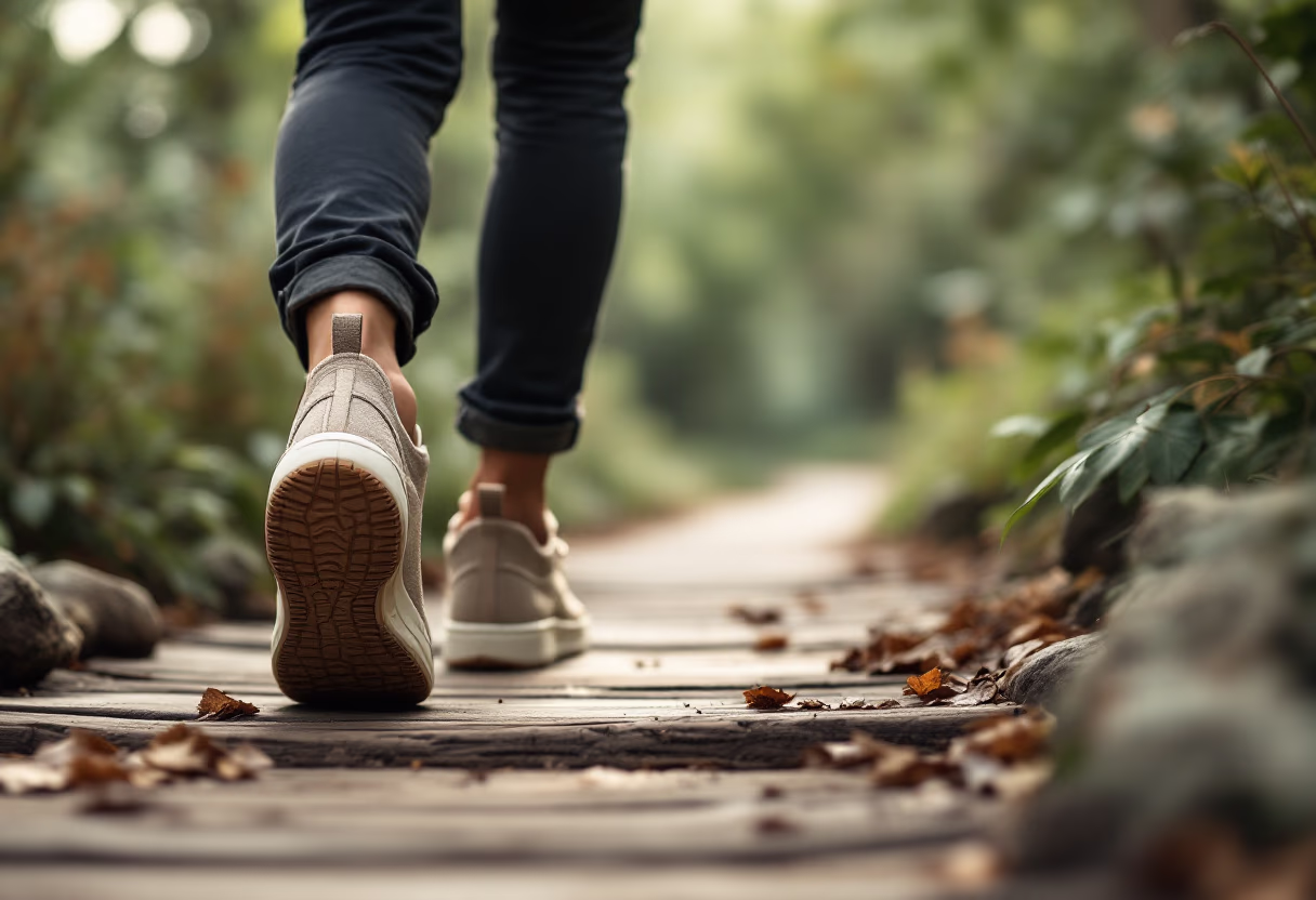 image of outdoor activities showcasing athletic shoes