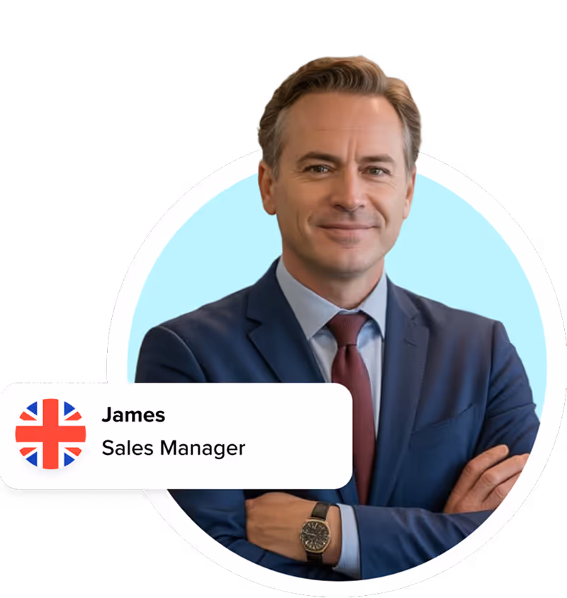 James, a professional business man from the UK