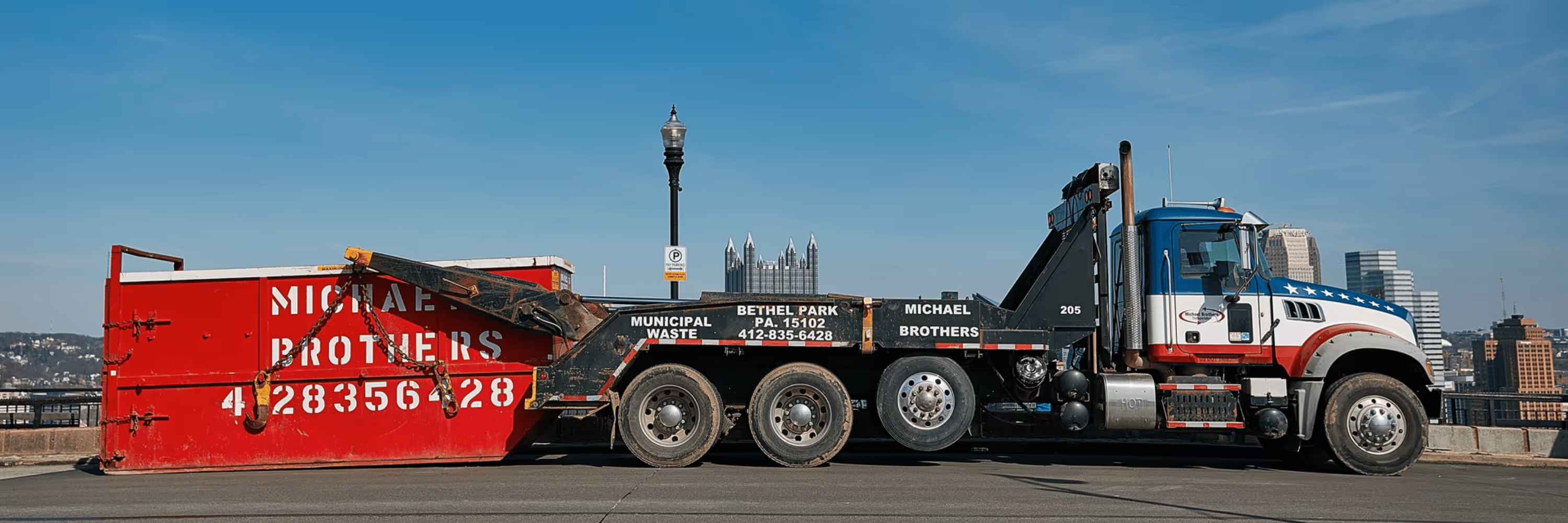 Lift Off Dumpster Truck