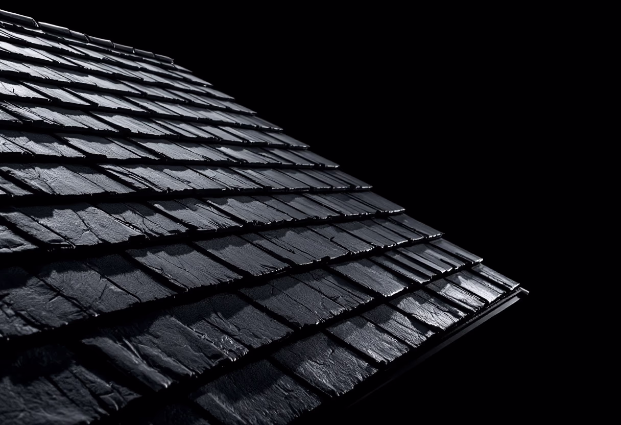 image of housing project roofs (for a roofing contractor)