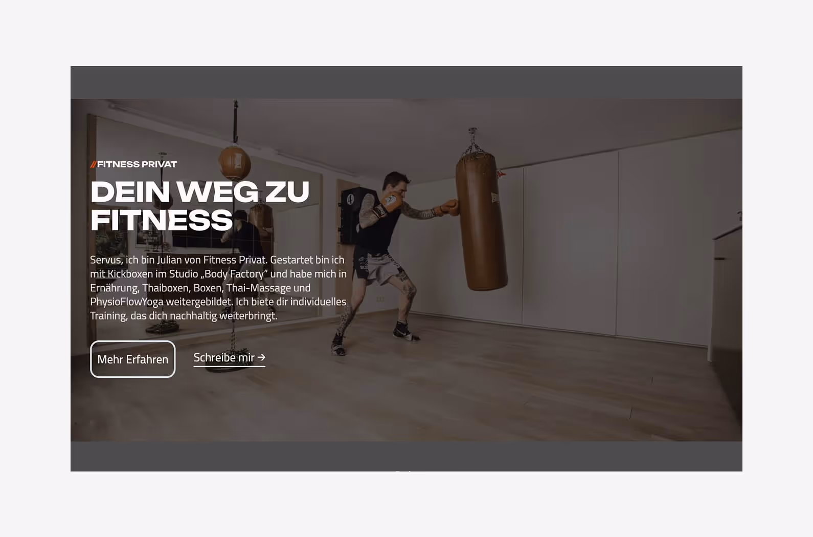 About Section Fitness