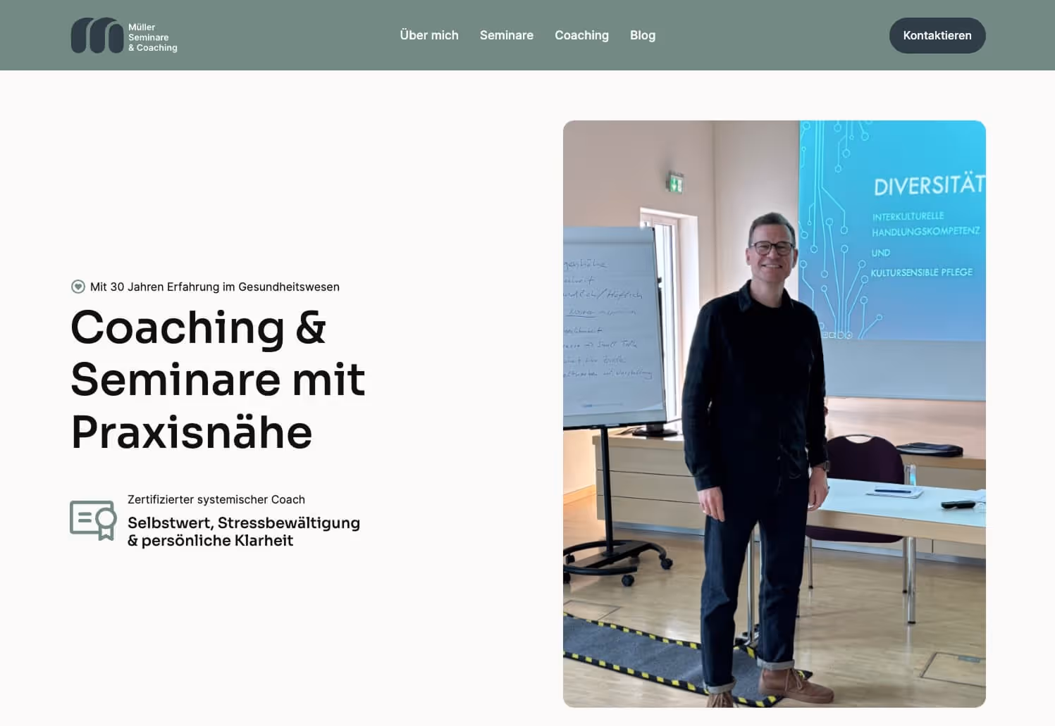 Hero Section von Stephan Müller