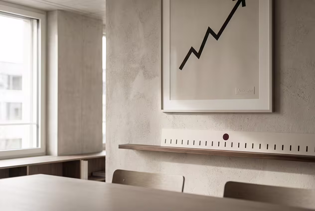 Cleaner Raum mit Wachstumbild