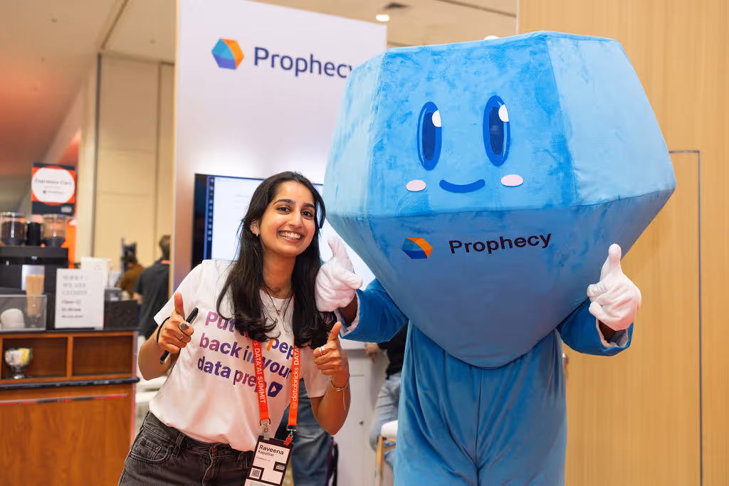 Prophecy team and the mascot