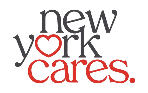 New York Cares logo with heart symbol