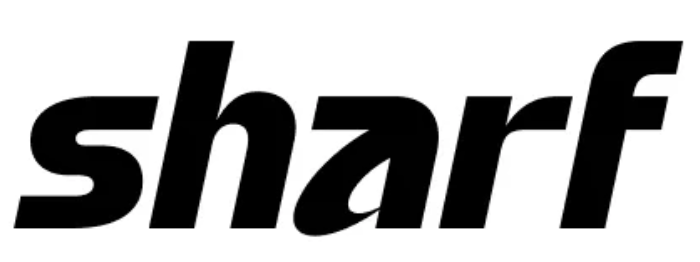 Logo de Sharf, empresa cliente de Helios en el sector logística y transporte.