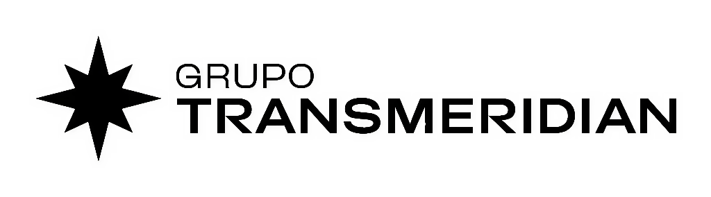 “Logo de Transmeridian, empresa del sector logístico y de transporte internacional.”
