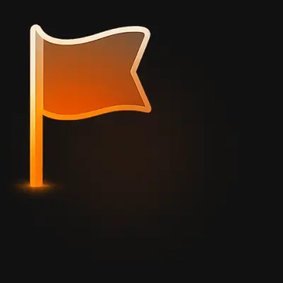 Flag icon representing AI visibility tracking in Nobori