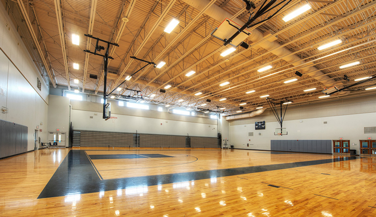 A school gym lighting upgrade