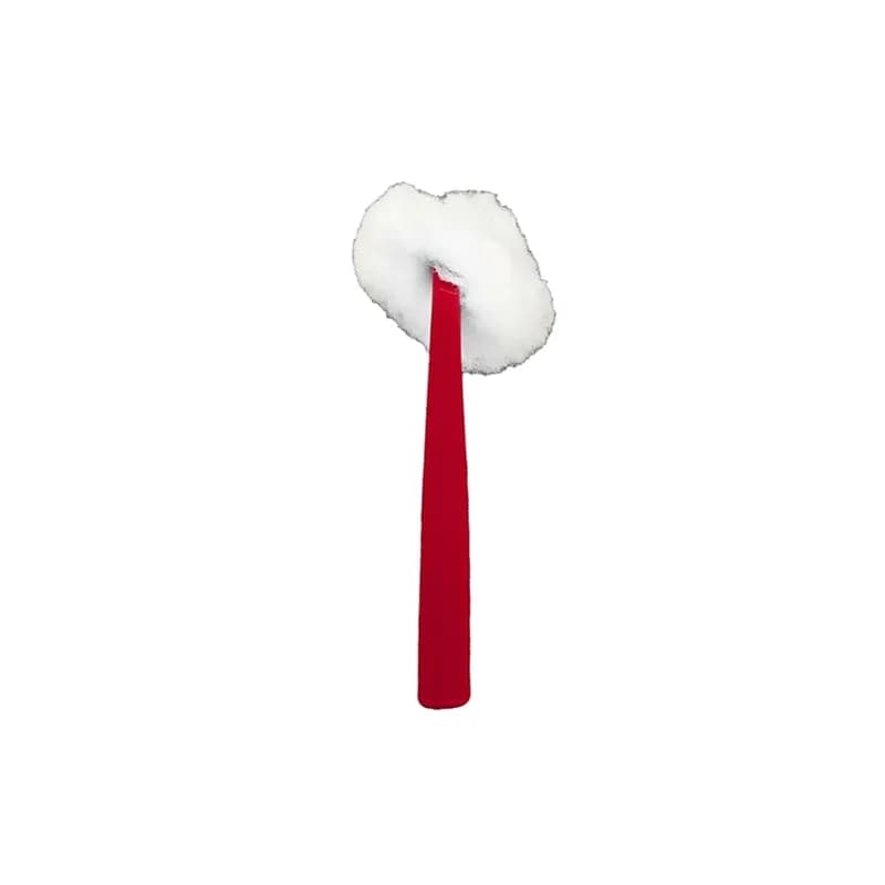 Impact¬Æ Toilet Bowl Mop Polypropylene (PP) Acrylic White Red 100 Count/Case