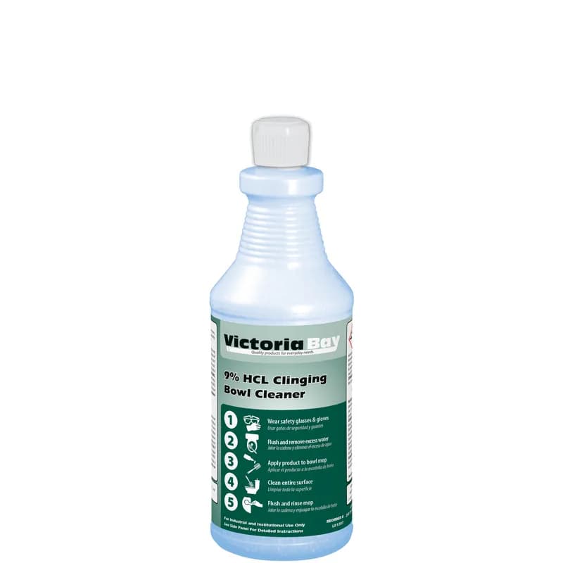 Victoria Bay 9% HCL Clinging Bowl Cleaner 32 FLOZ 12/Case