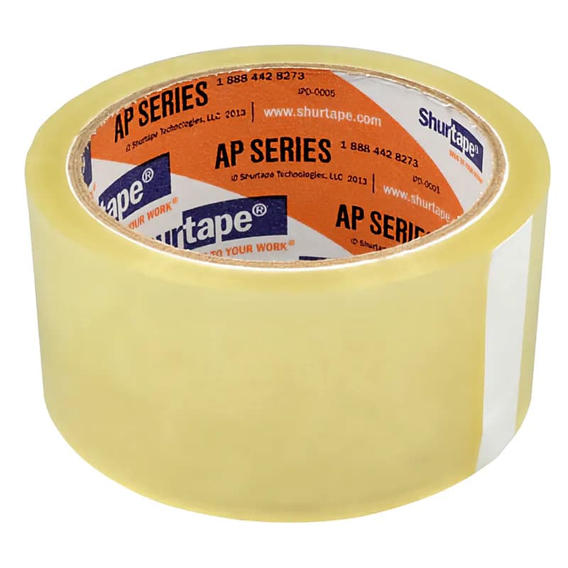 AP 101¬Æ Sealing Tape 48MM X50M Clear BOPP Adhesive 1.6MIL 36 Rolls/Case 80 Cases/Pallet