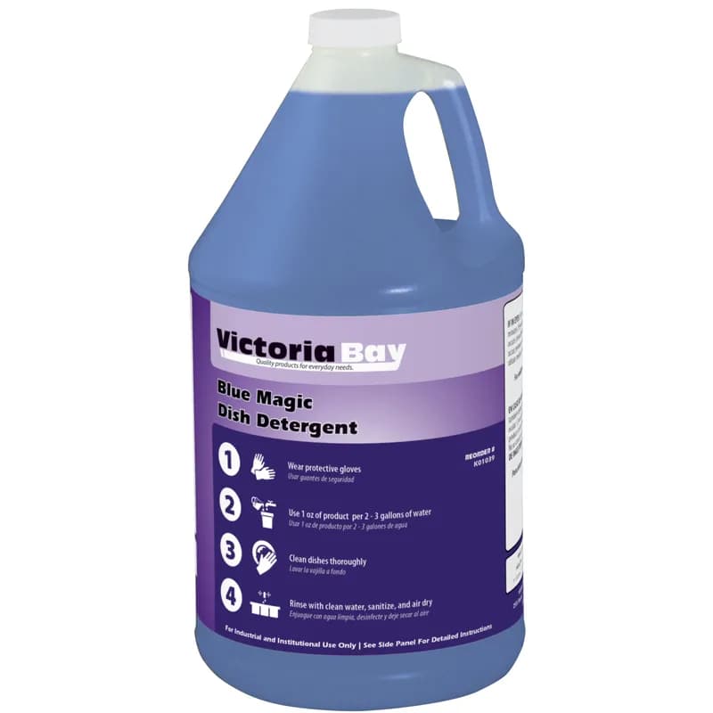Victoria Bay Blue Magic Dish Detergent 1 GAL 4/Case