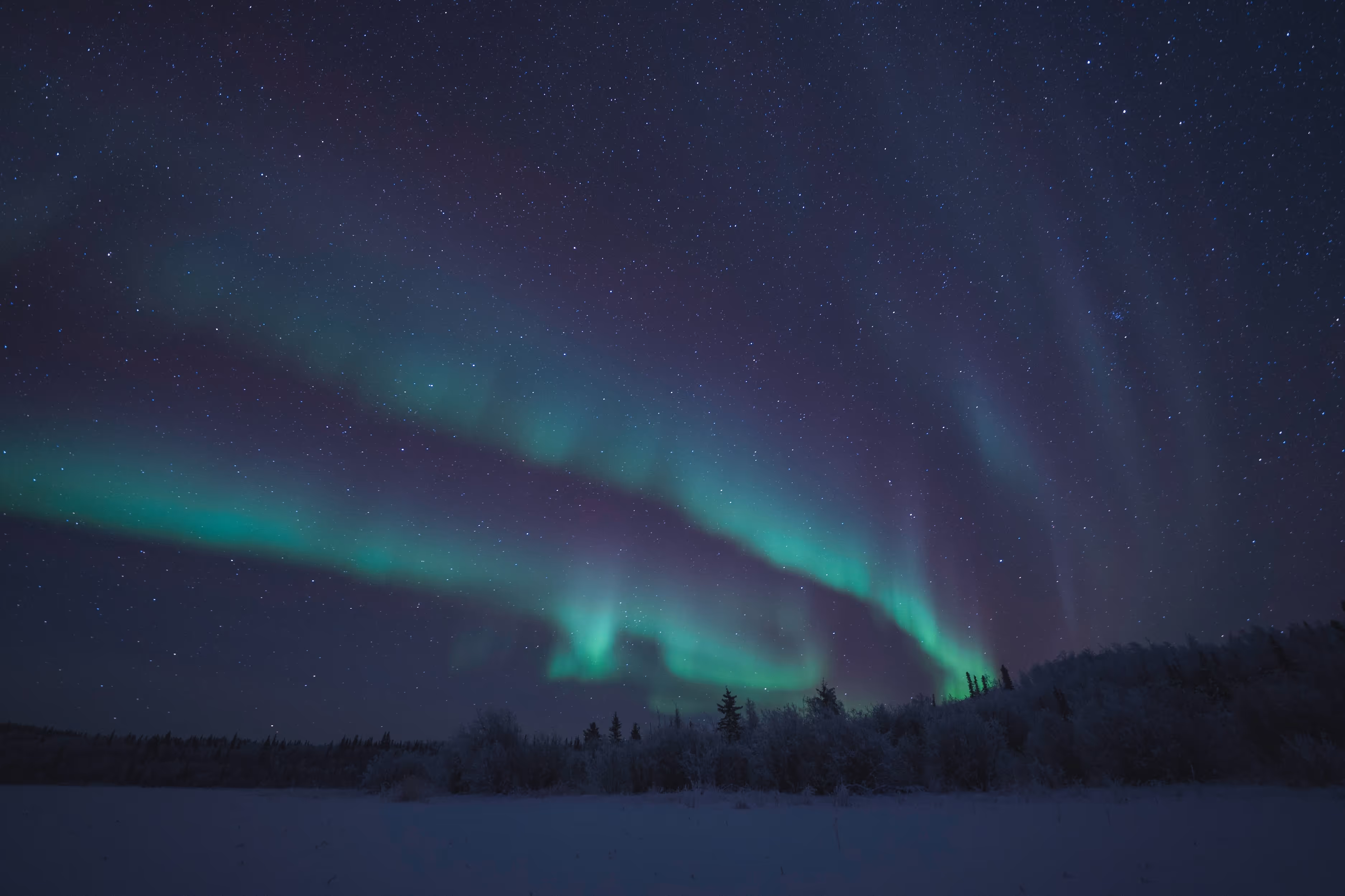 Aurora over Yellowknife (Northwest Territories). Seeing patterns, revealing possibilities.