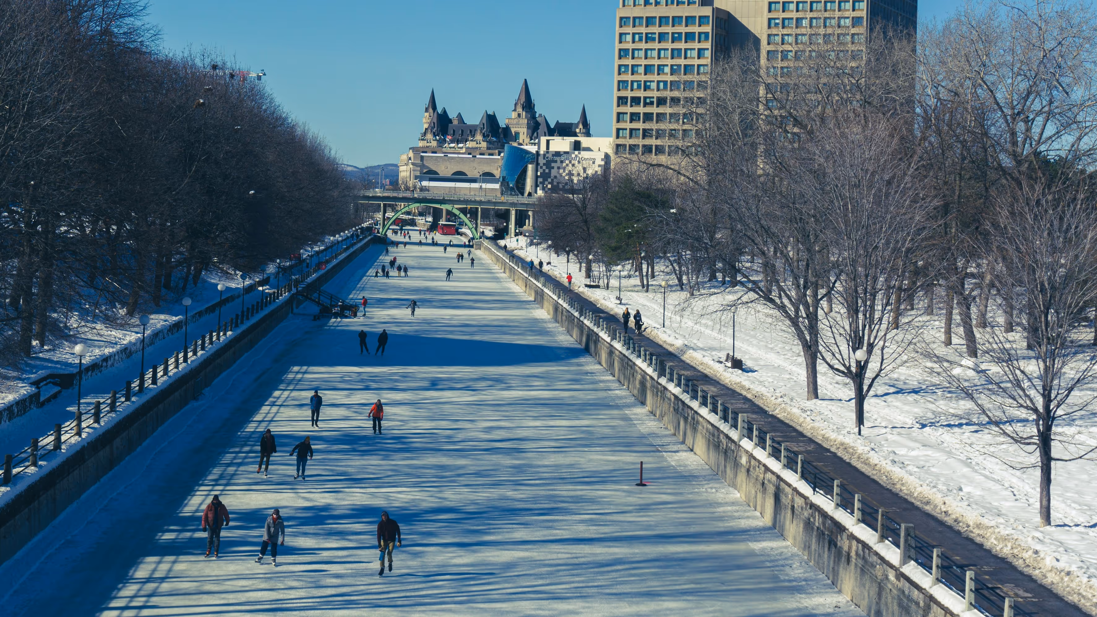 Rideau Canal Skateway, Ottawa (Ontario). Care that keeps people moving.