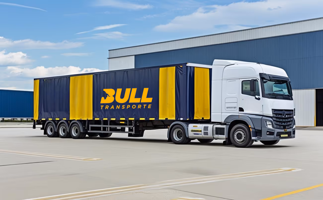 Camión de Bull Transporte