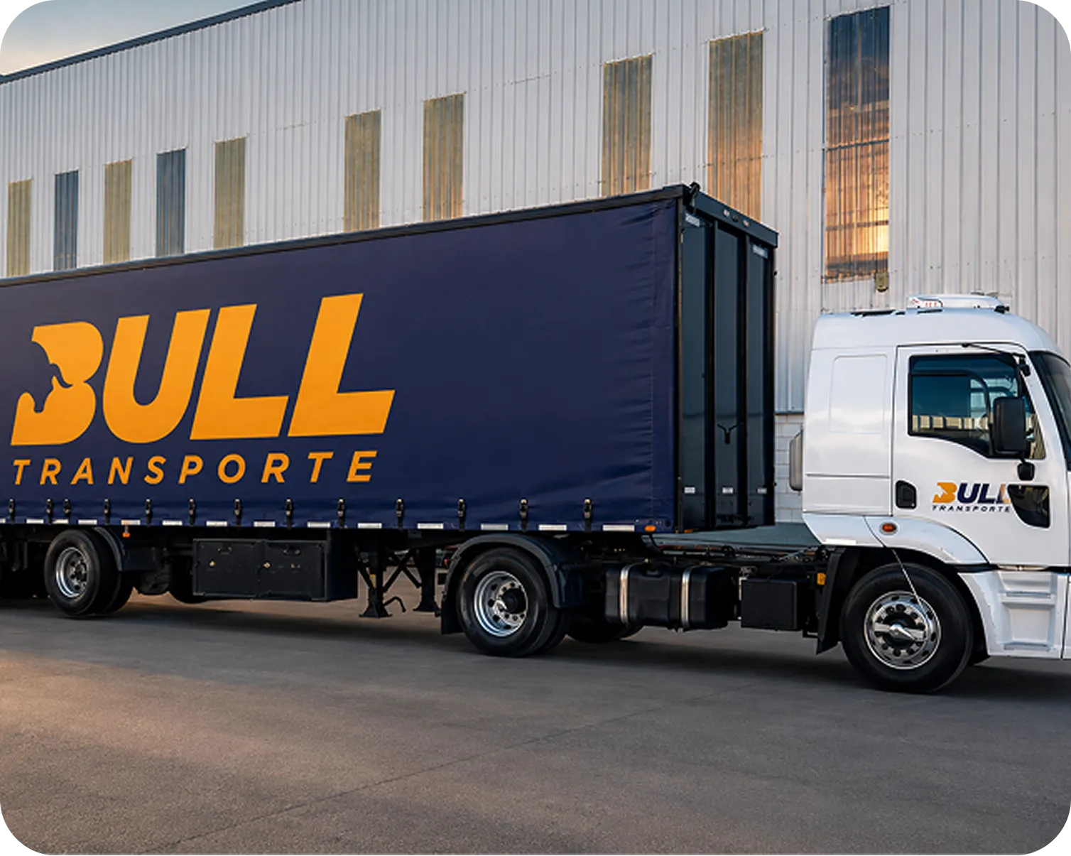 Camión de Bull Transporte