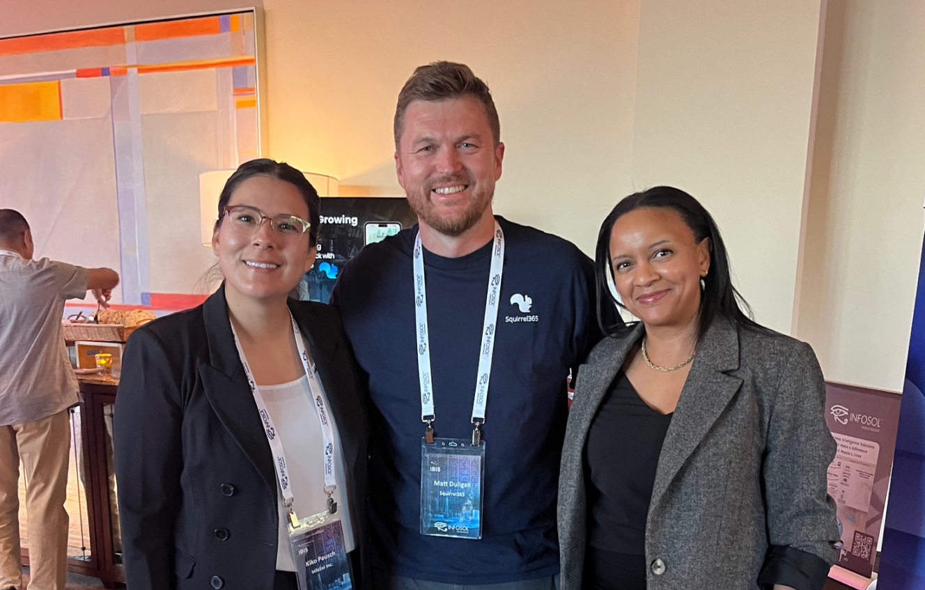 Some of the Squirrel365 developers at IBIS 2025