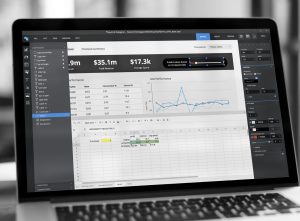 Squirrel365 dashboard on a laptop