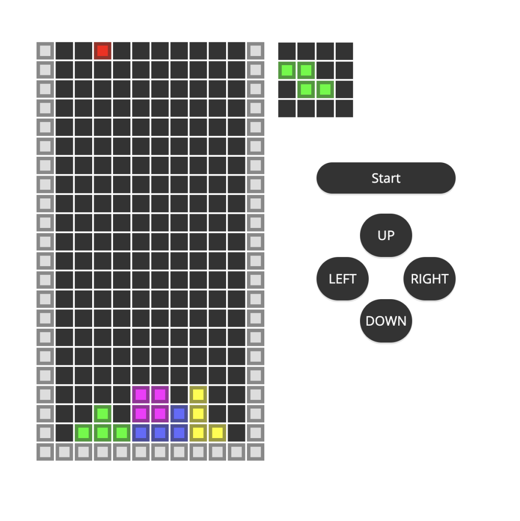 Tetris made in Squirrel made by Graham