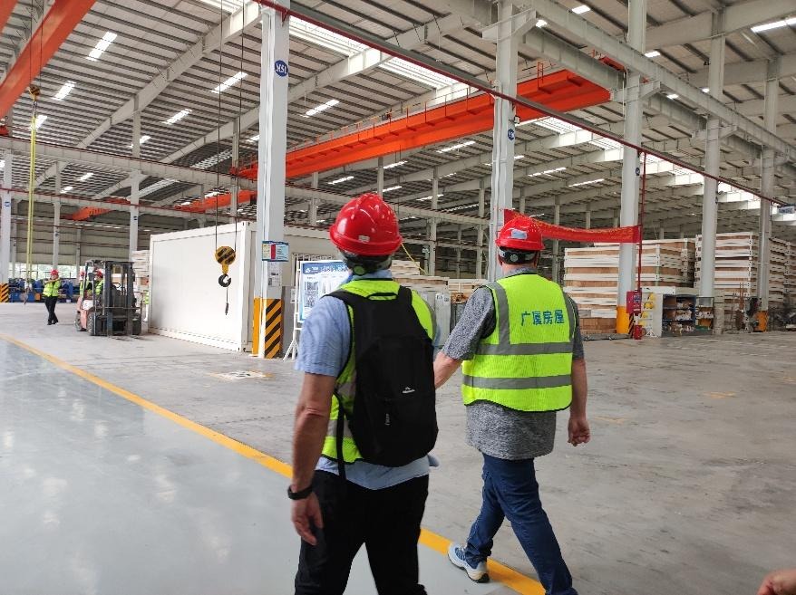 Epic sourcing client guided factory tour to verify suppliers