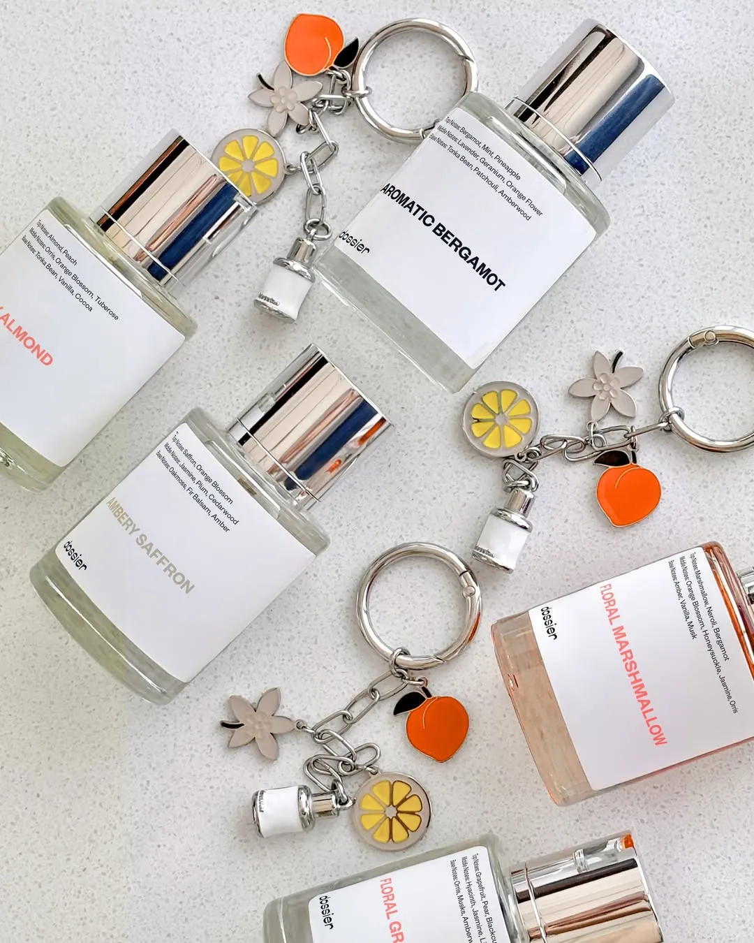 Dossier x Brooklyn Charms bag charm keychain 