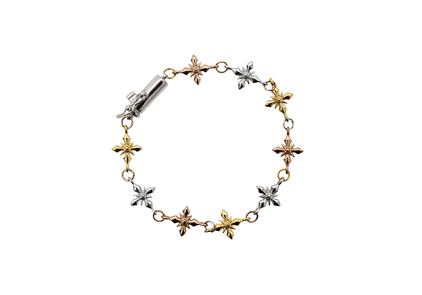 We Are Rightous custom Tri Color Stainless Steel Bracelet