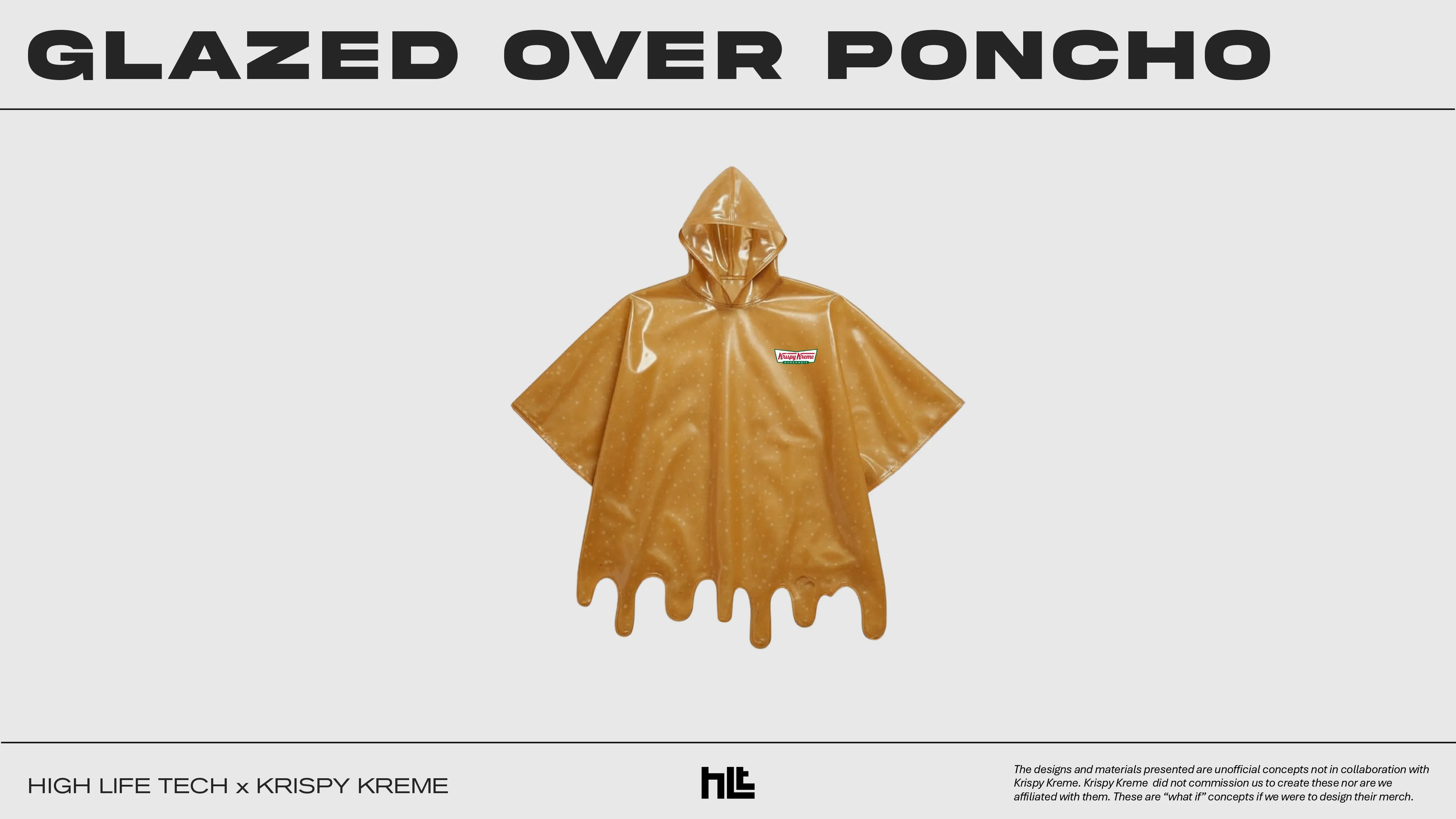 A glazed over doughnut poncho