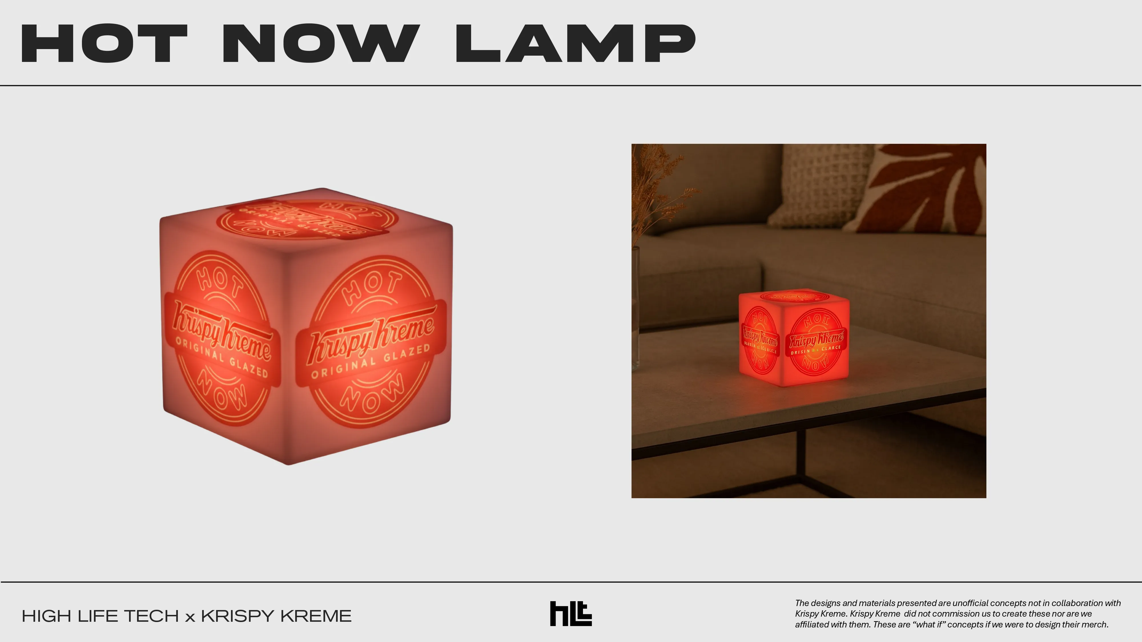 The Hot Now Coffee Lamp for Krispy Kreme 