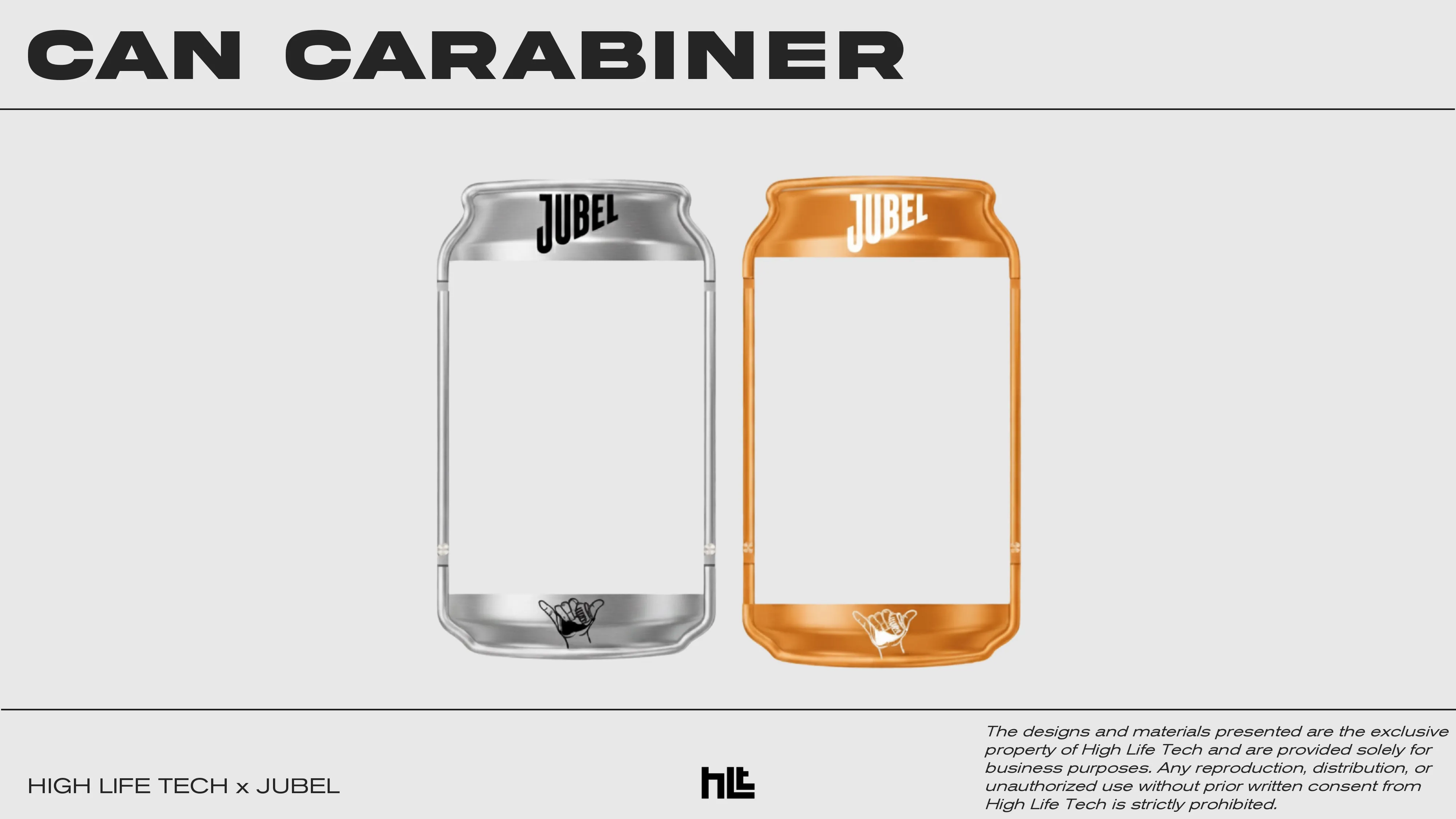 Custom Can shaped carabiner