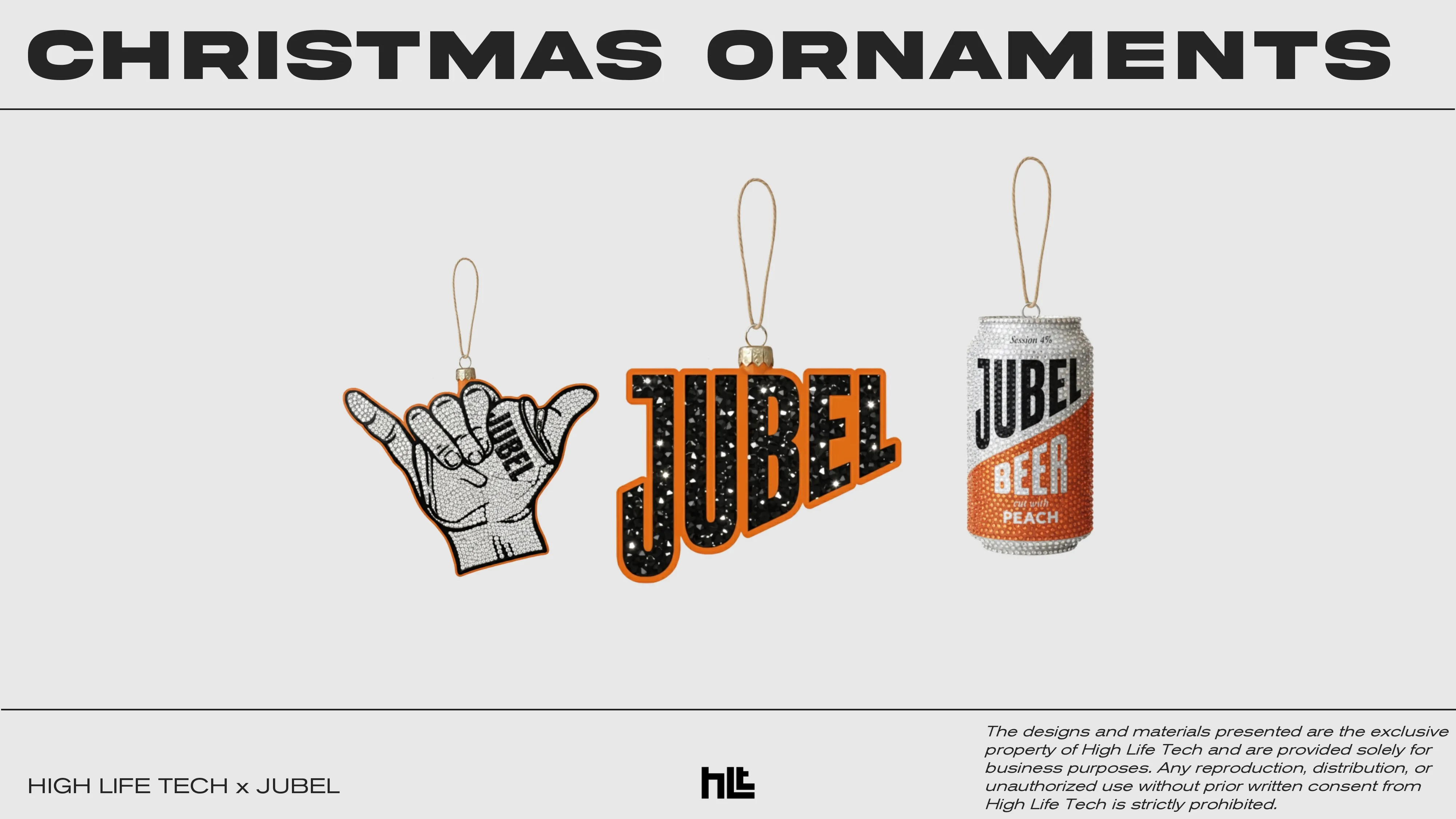 A Jubel ornament set concept