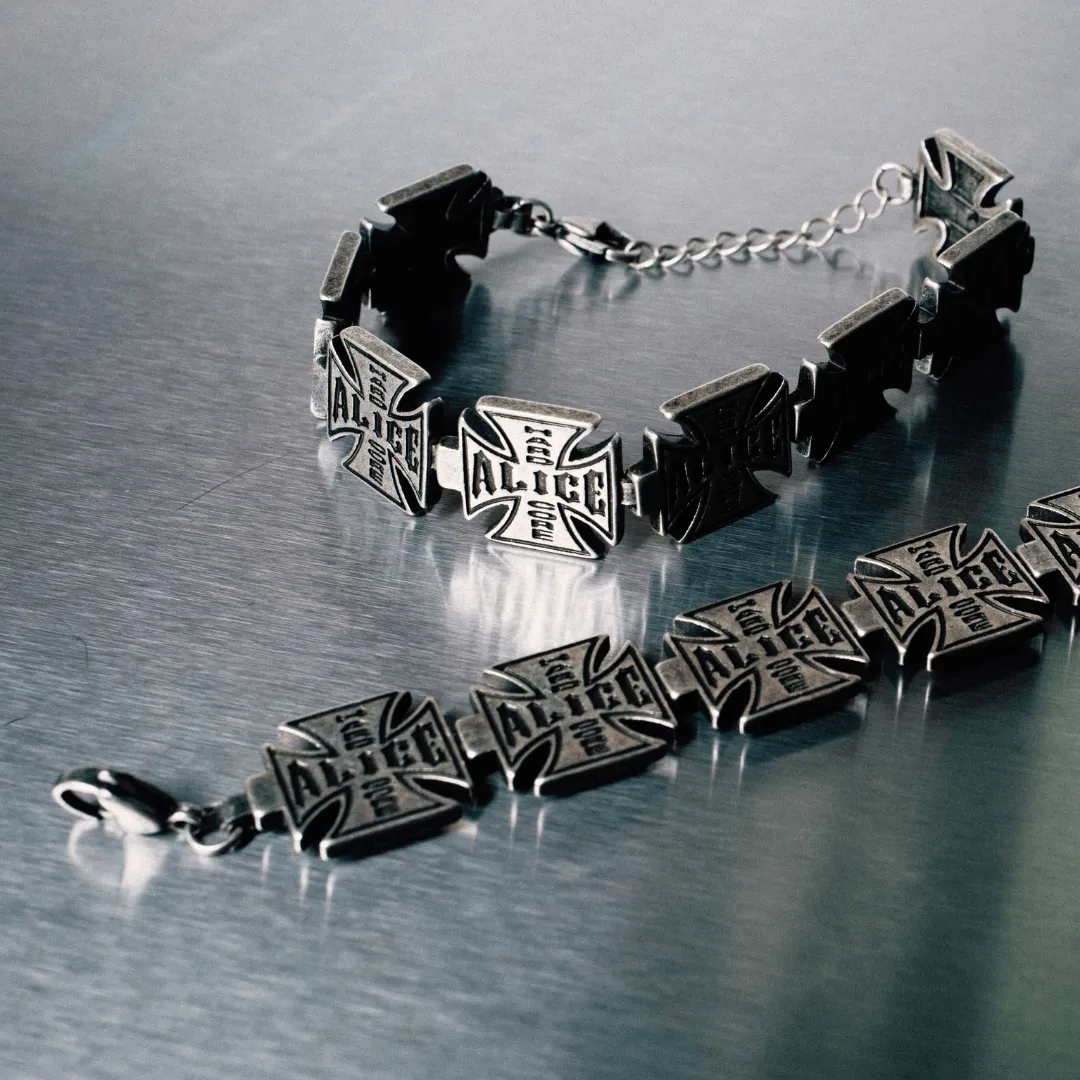 A lifestyle photo of the custom bracelets 