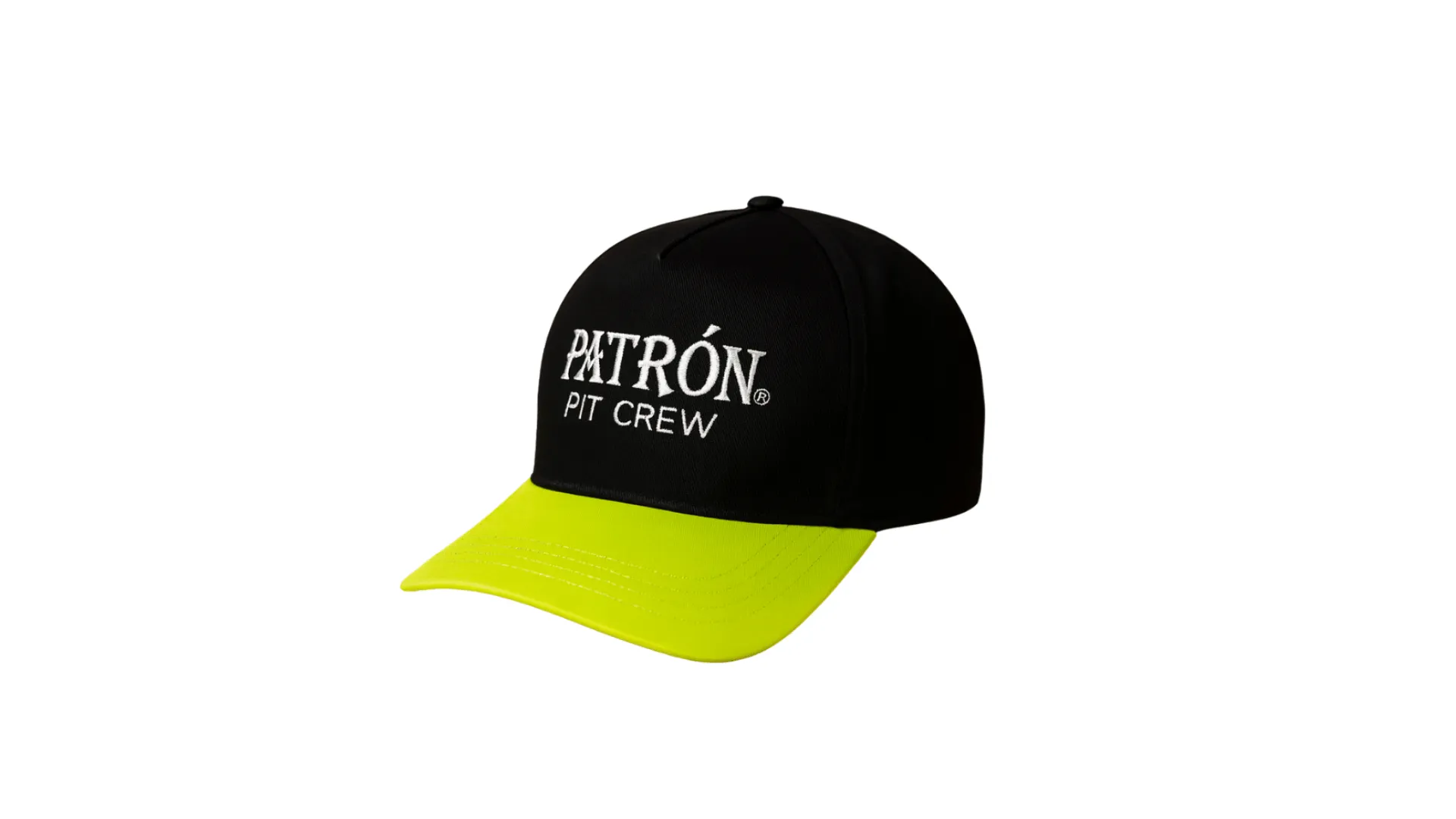 A custom black and green hat for Patron