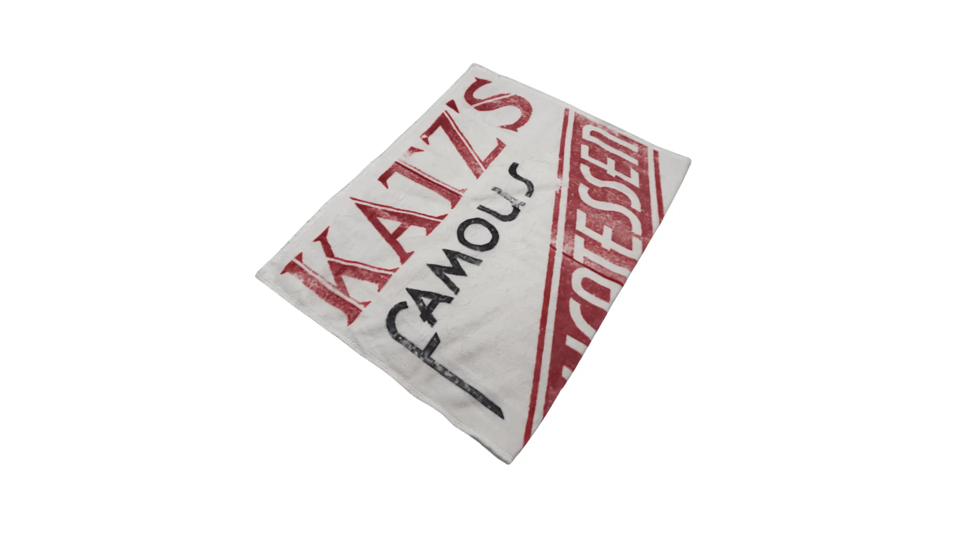 Katz deli hand towel concept branded merch 