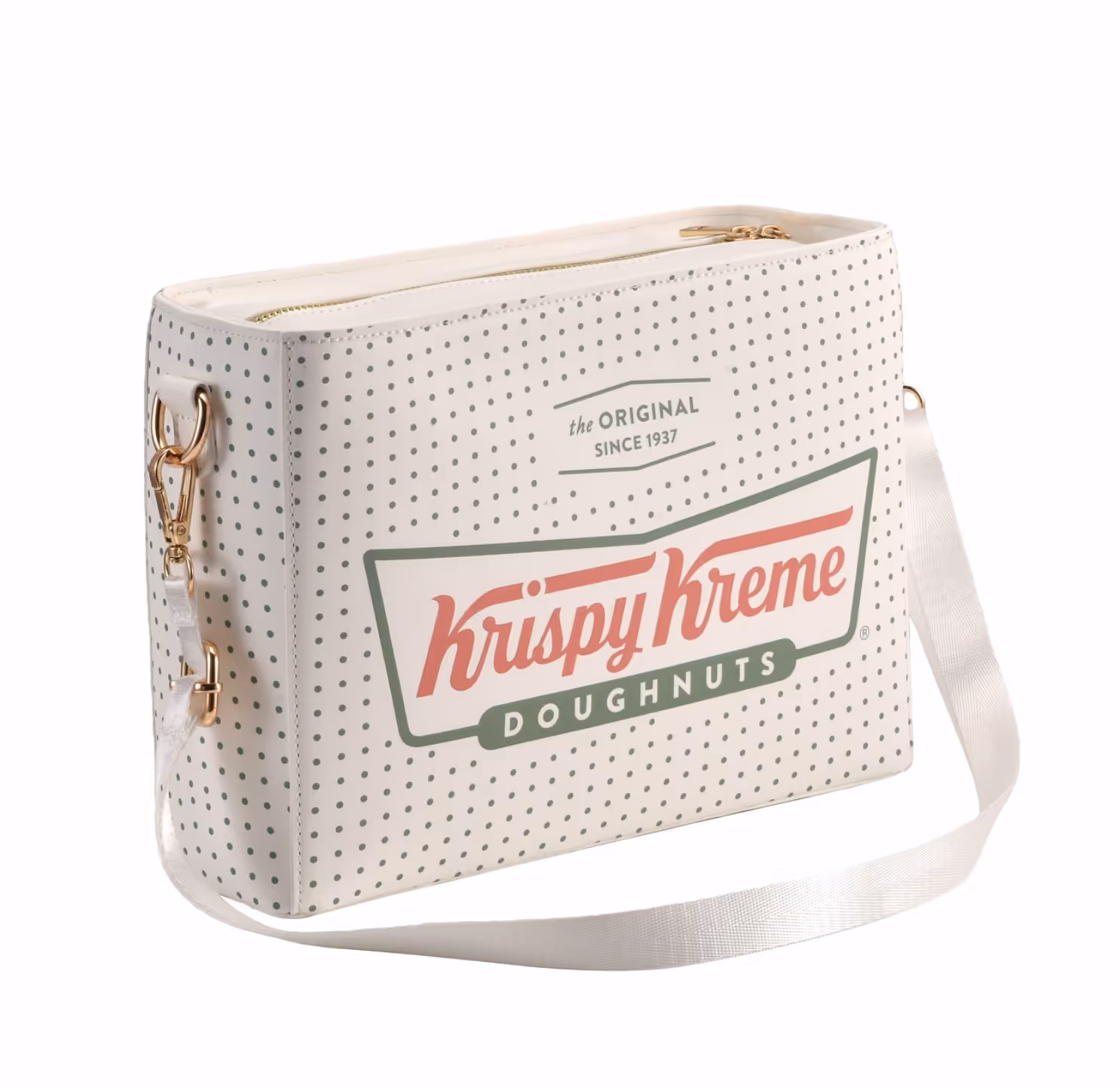 A Krispy Kreme leather box 