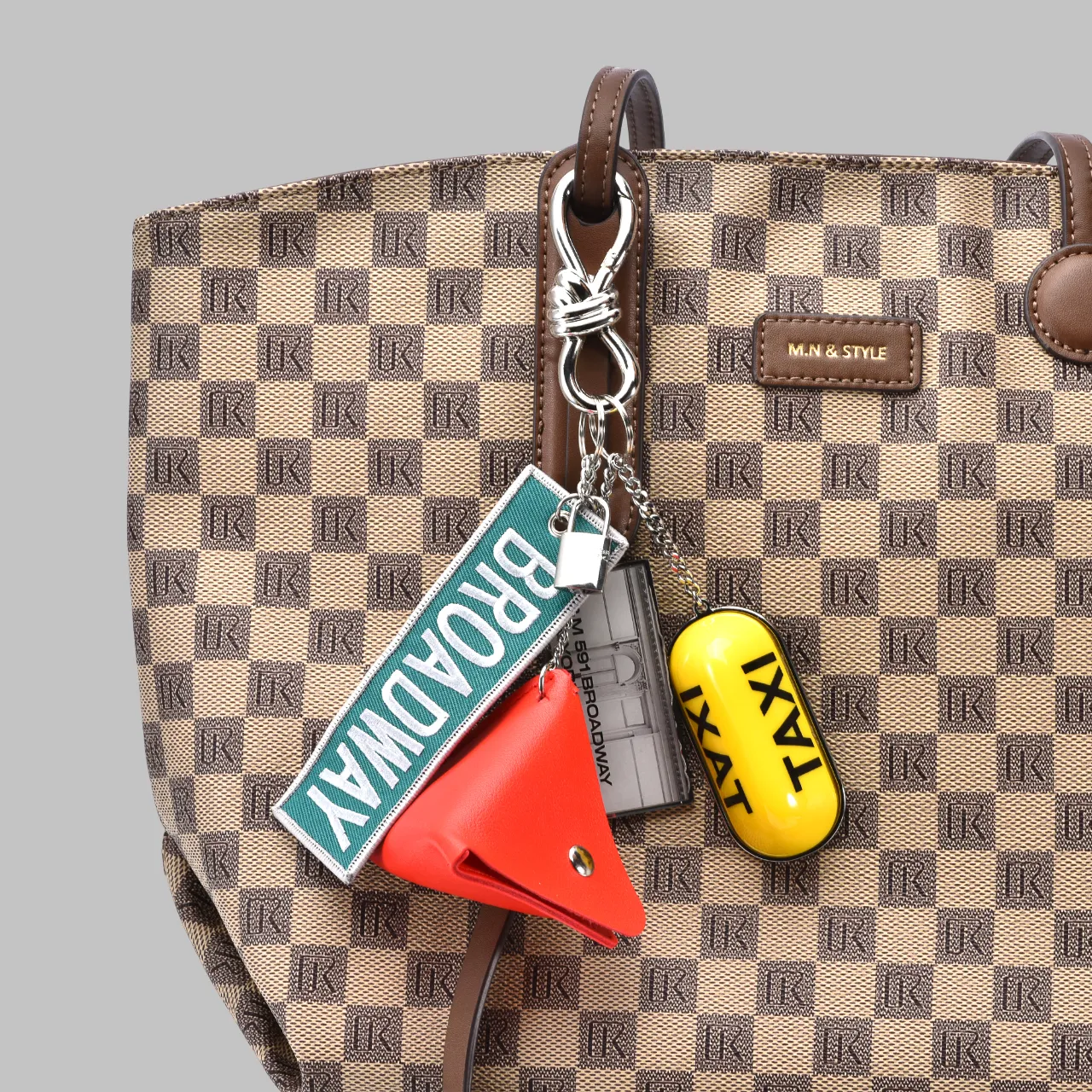 H&M bag charm keychain for their Soho activation