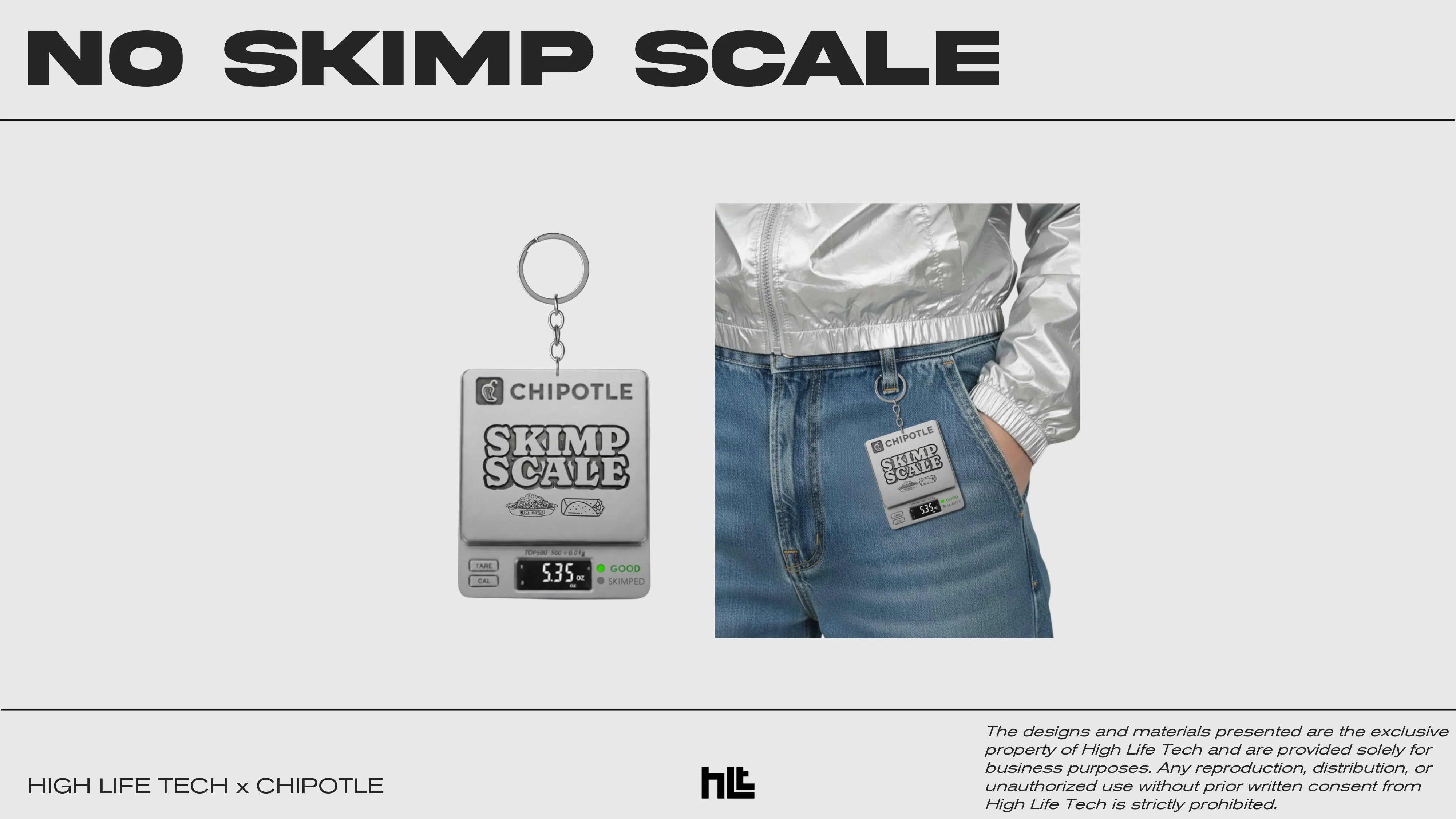 A Chipotle Branded Scale