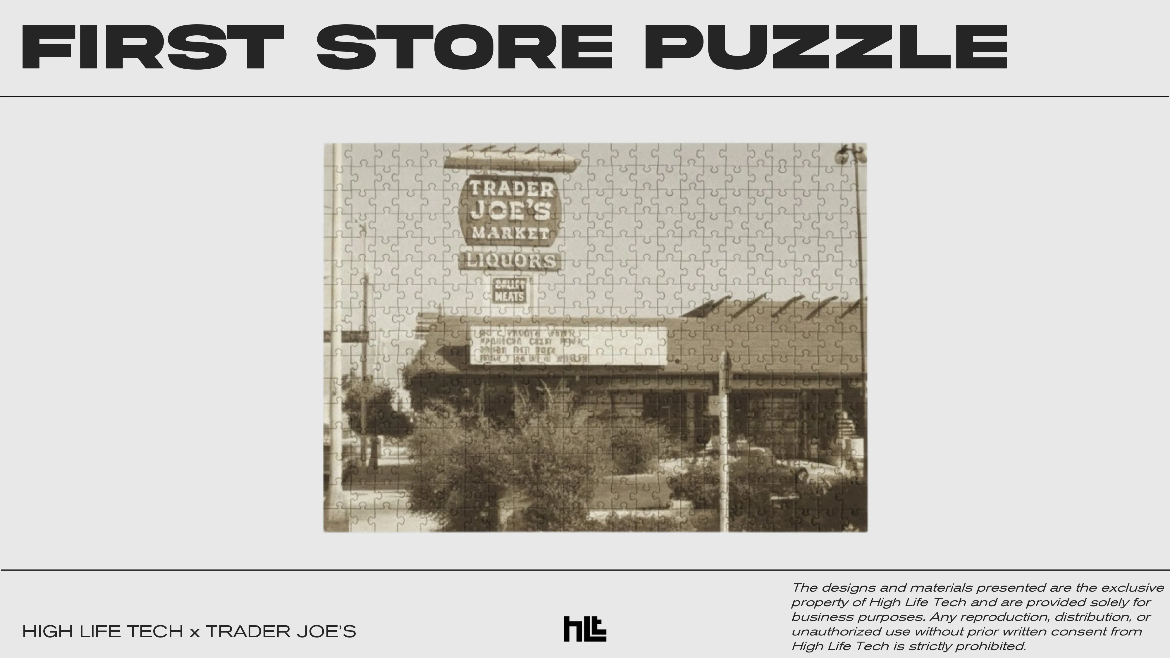 A vintage puzzle paying tribute to their first store