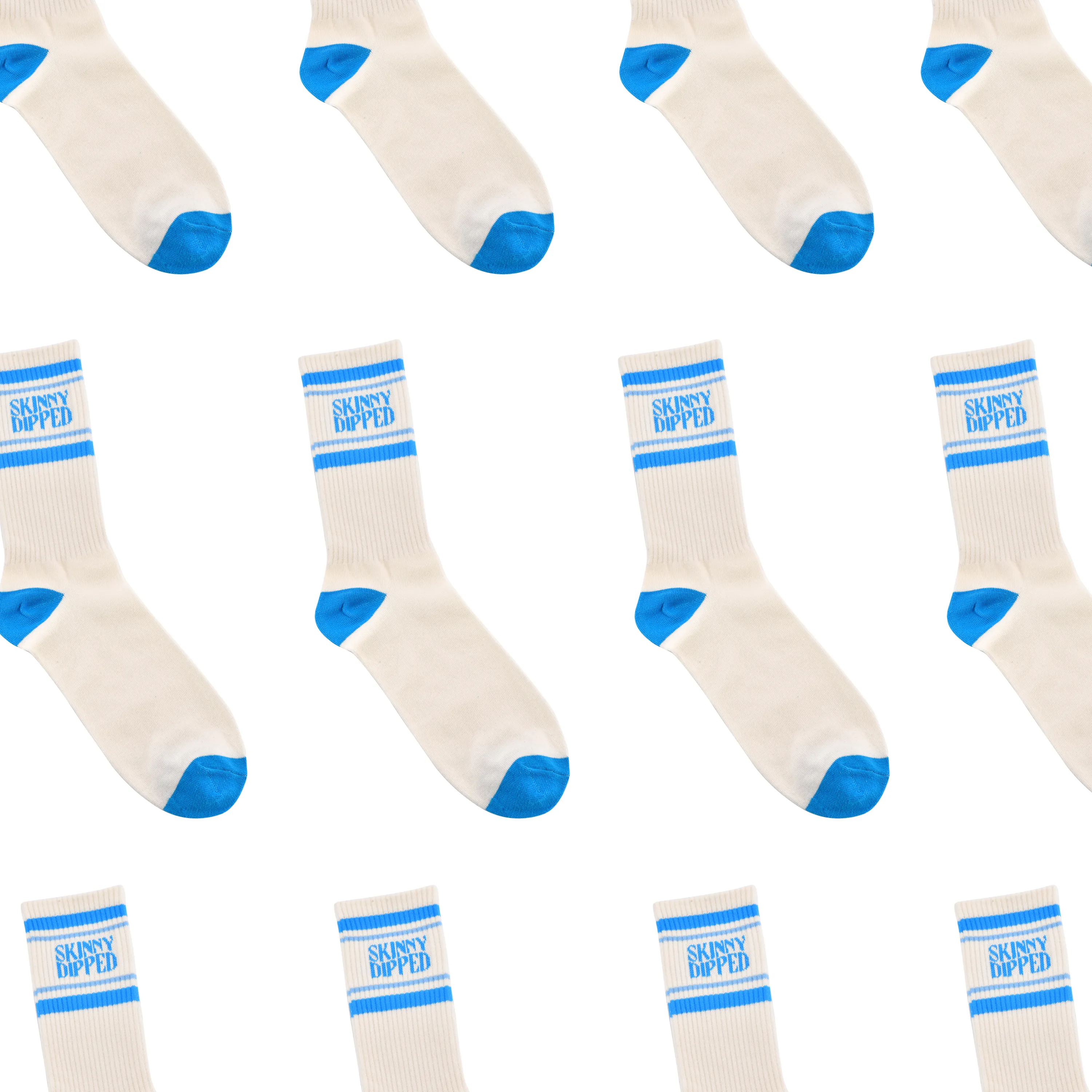 Custom socks we made for Skinny Dipped