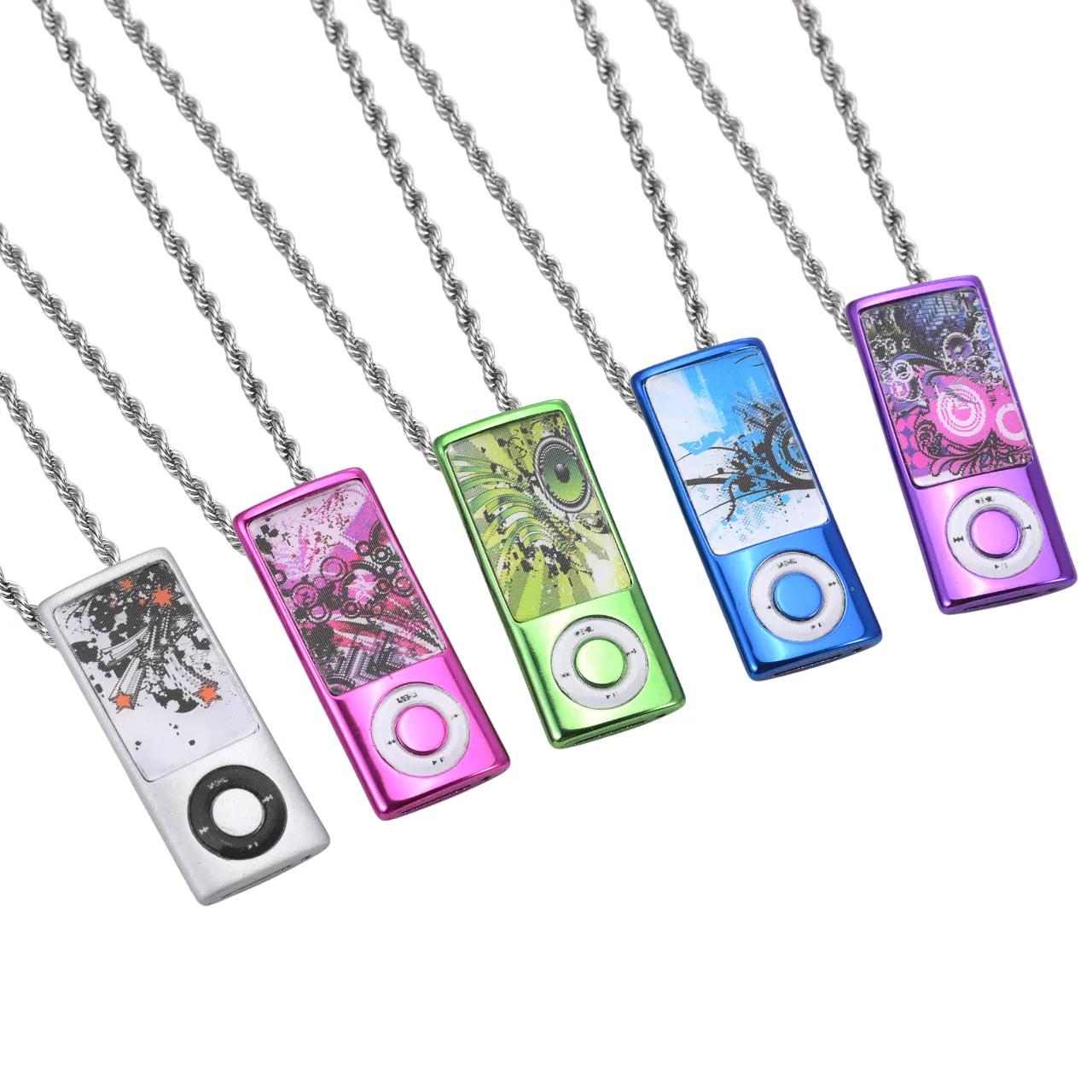 Custom iPod nano pendant necklace
