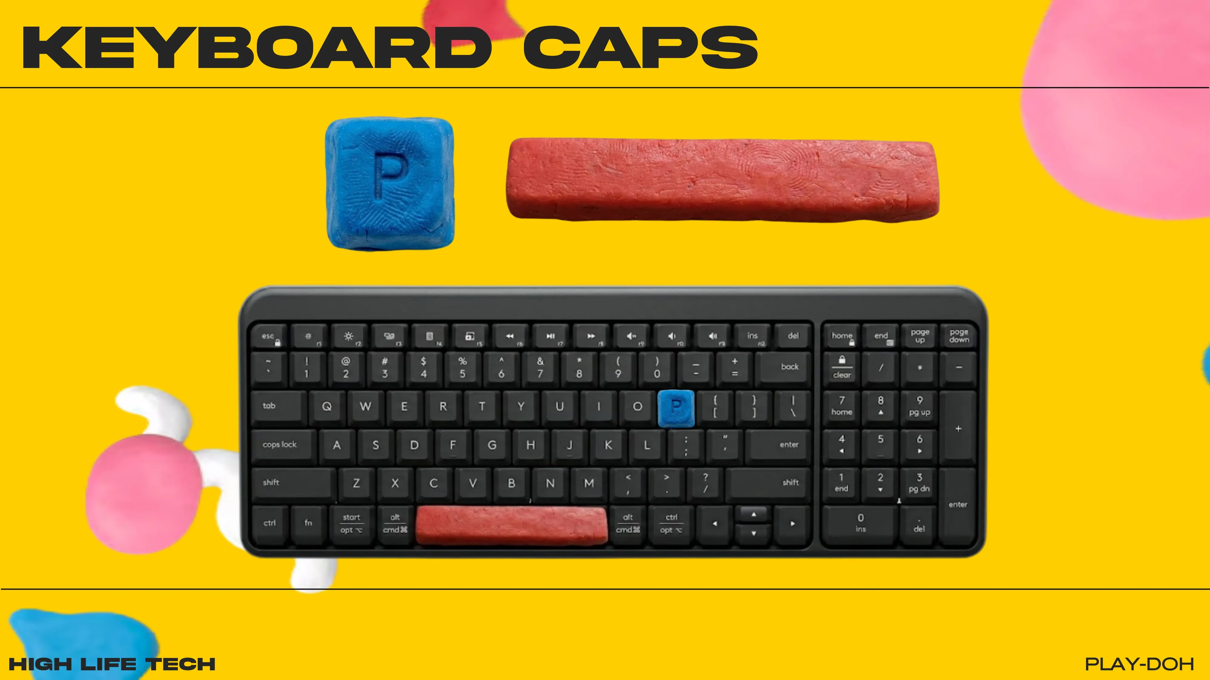 Play Doh key cap concepts