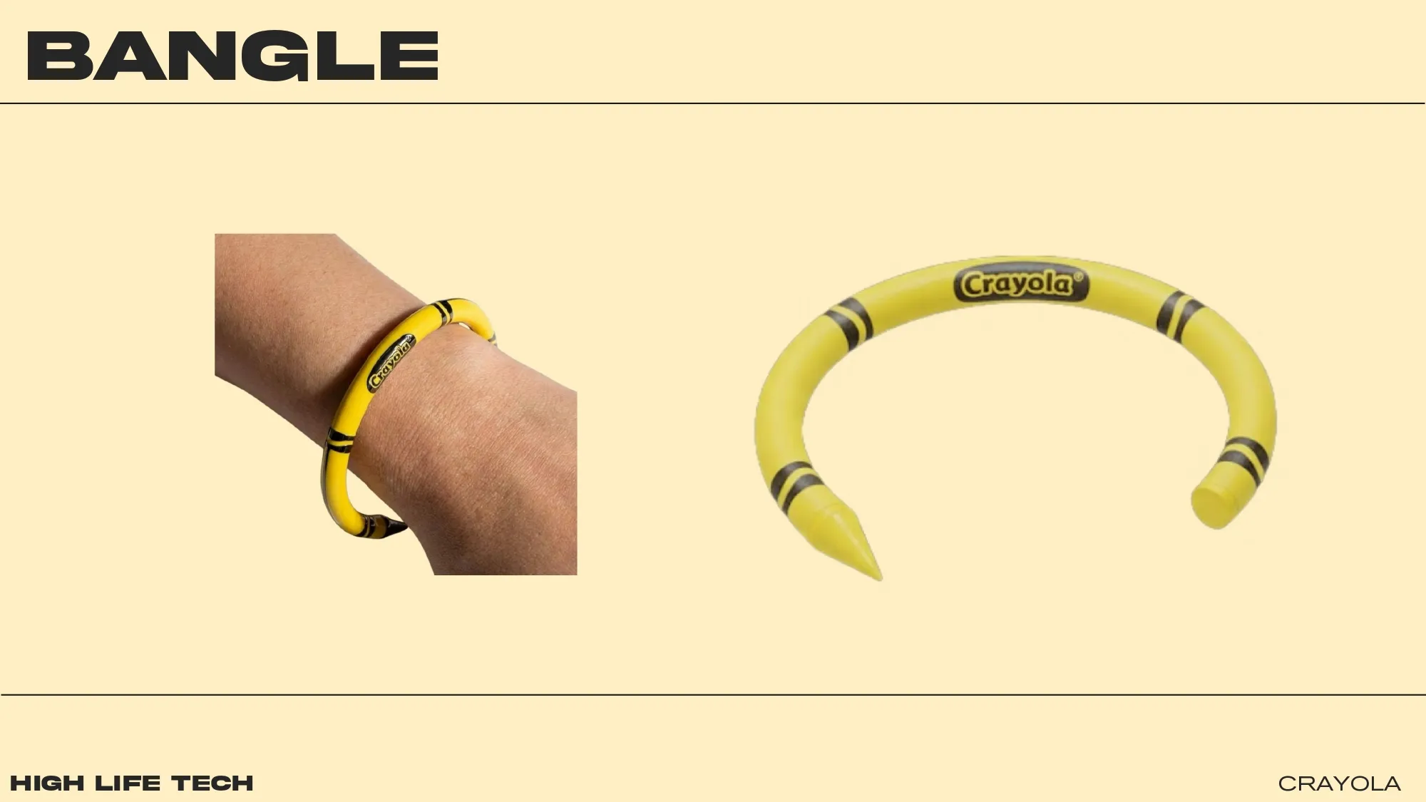 A crayola crayon bangle 