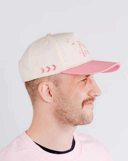 A custom fitted cap for 7 Brew