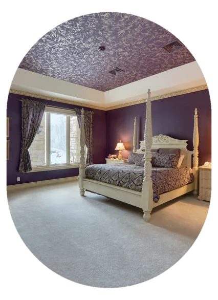 purple bedroom