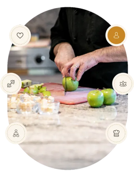 personal chef with icons
