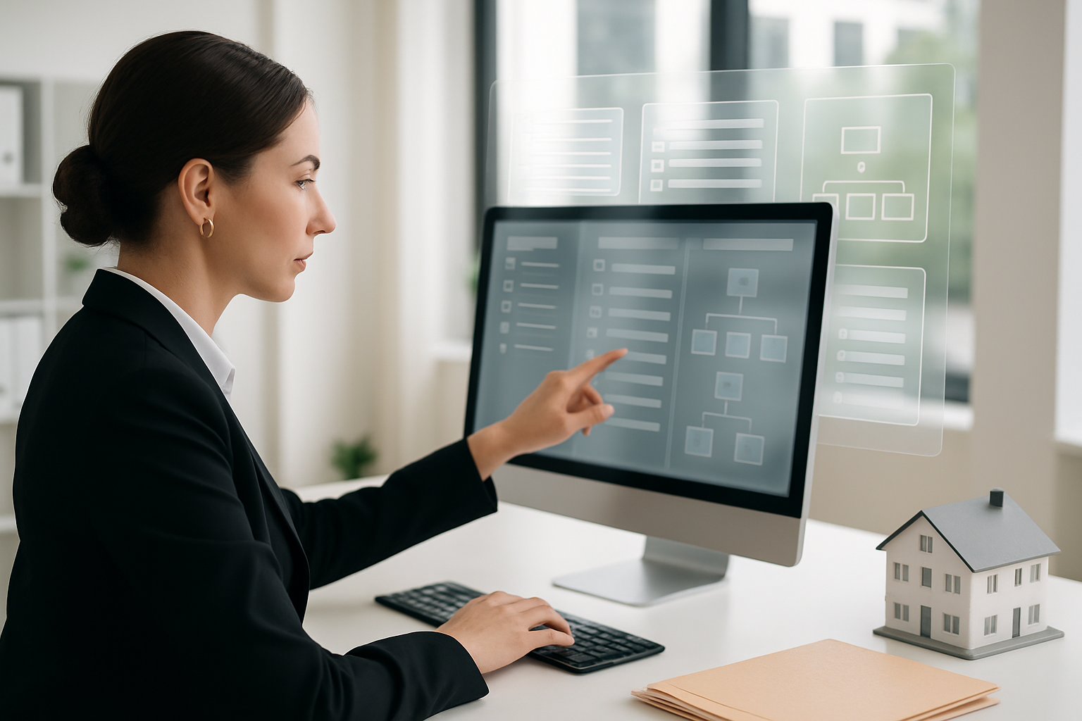 Graph showing ROI benefits of using real estate virtual assistants and AI tools