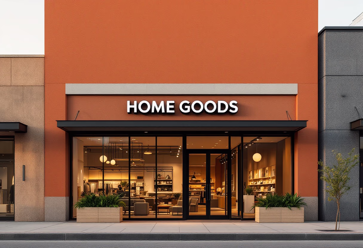 image of store exterior (for a home goods store)