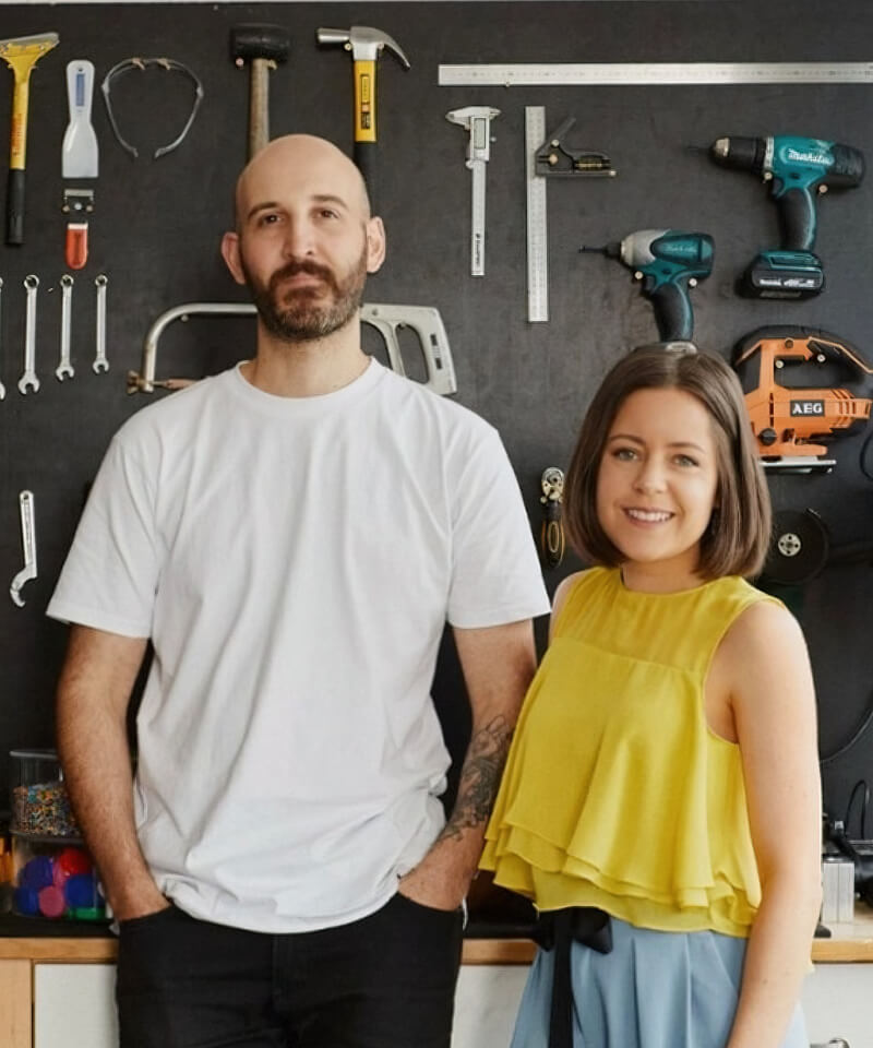 Precious Plastics Melbourne founders.