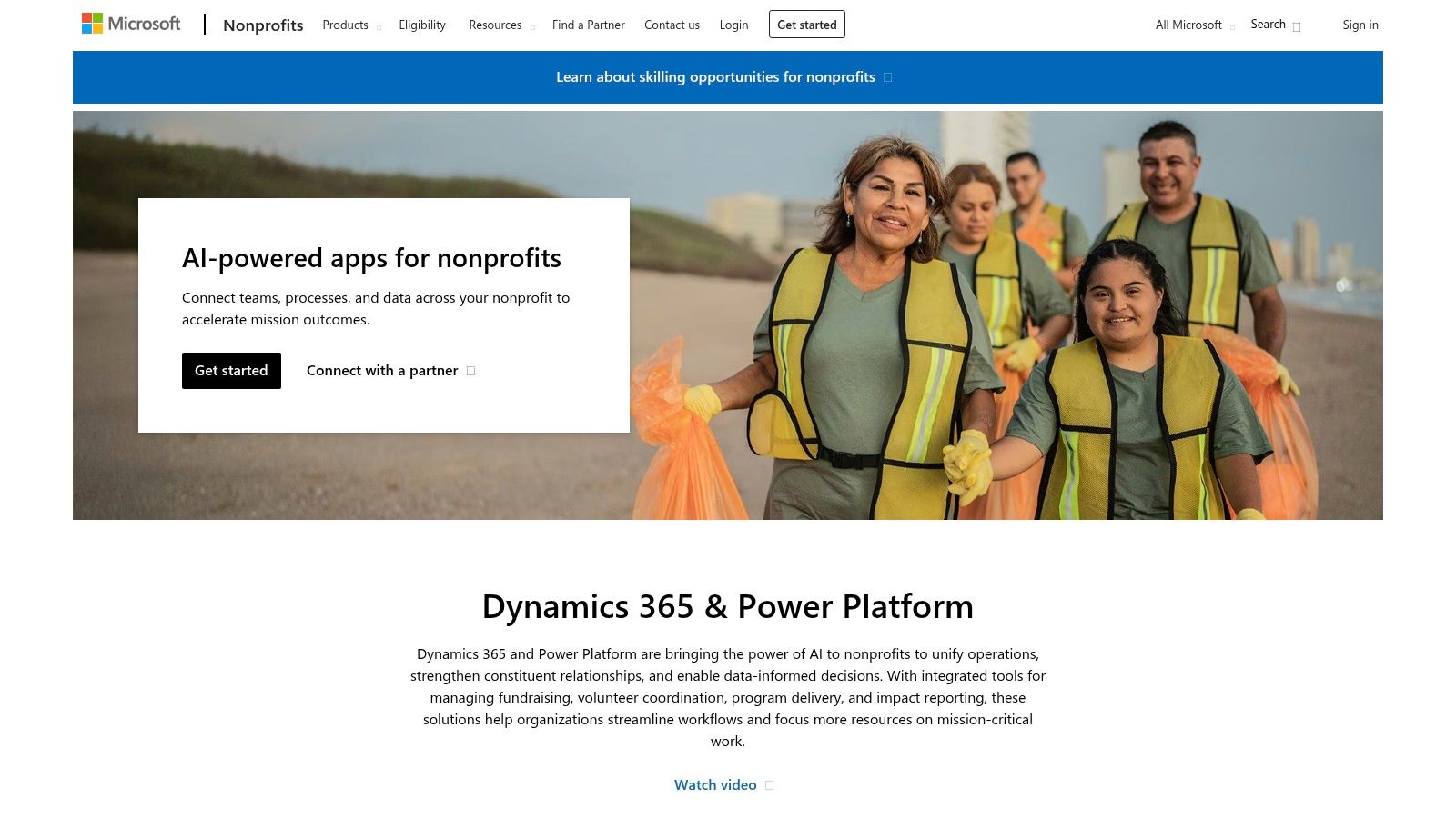 Microsoft Dynamics 365 for Nonprofits (Microsoft Cloud for Nonprofit)