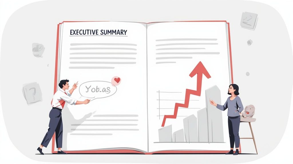 A person working on a grant proposal